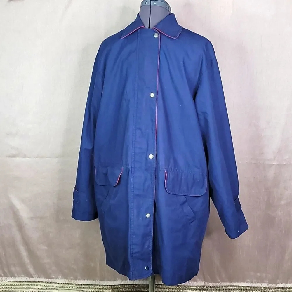 LONDON FOG Men's Limited Edition Blue‎ Coat Medium